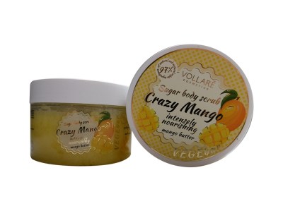 V VEGEBAR CRAZY MANGO INTENSELY NOURISHING SUGAR BODY SCRUB 200ML P1010232